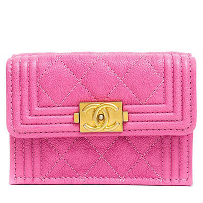 シャネル ボーイシャネル スモールフラップウォレット A81996