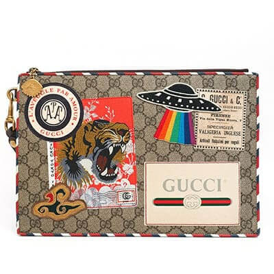 グッチ クーリエ タイガー UFO ドラゴン アップリケ