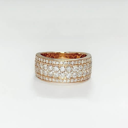 ダイヤモンドリング1.40ct K18PG