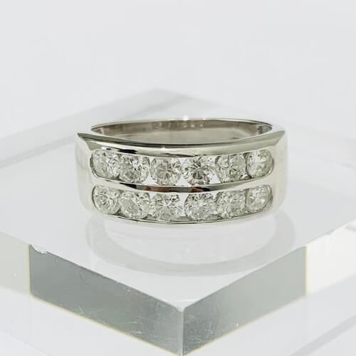 ダイヤモンドリング1.08ct Pt900