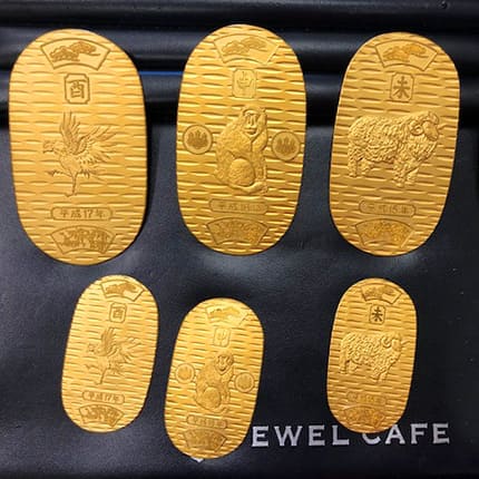ずっとしまわれていた金の大判・小判