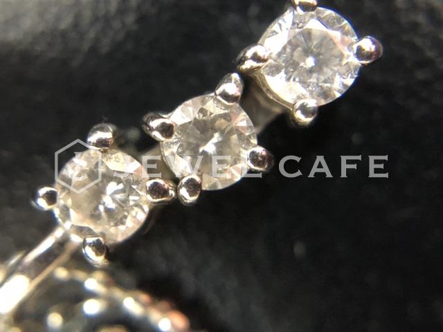 pt900ダイヤモンド付ネックレス