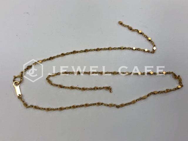 K18 壊れた金製品 (18金ネックレス) をお買取しました。