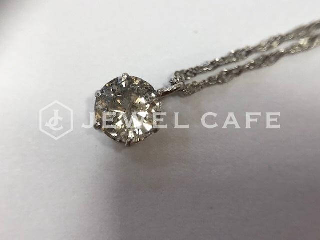 ダイヤモンド0.3ct付プラチナネックレスをお買取り致しました!