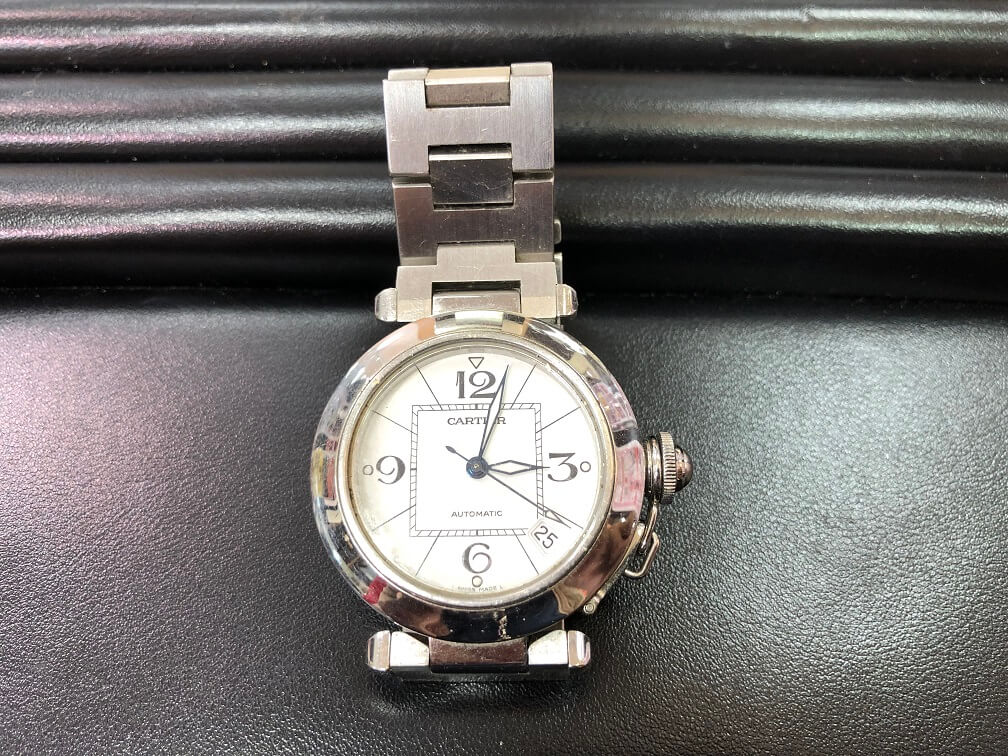 カルティエパシャC型番W31074M7腕時計