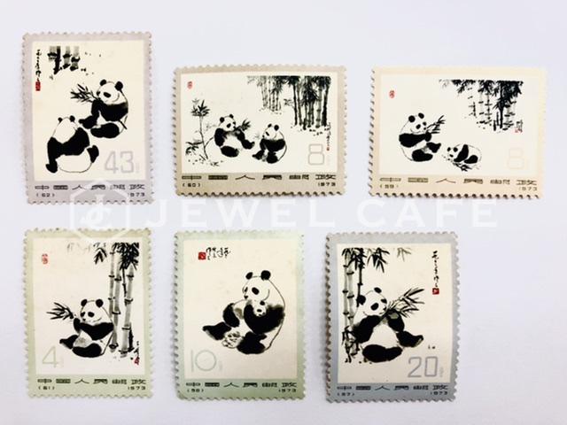 中国切手 オオパンダ2次 6種