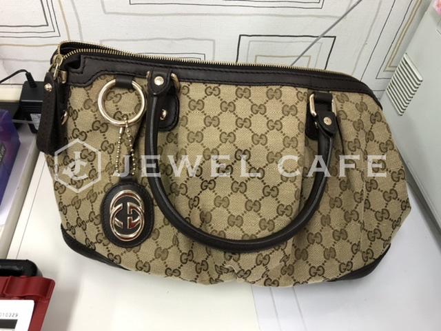 Gucci　GGキャンバス2WAYハンドルバック　