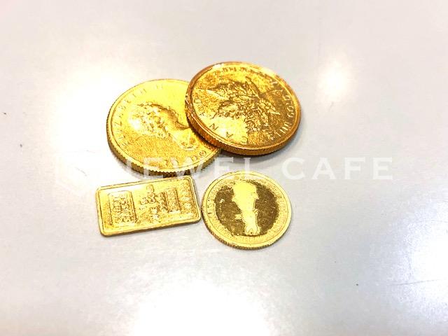 24金(K24)のコイン、インゴット