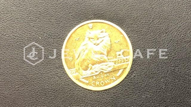 1995年 マン島キャット金貨 1/2オンス