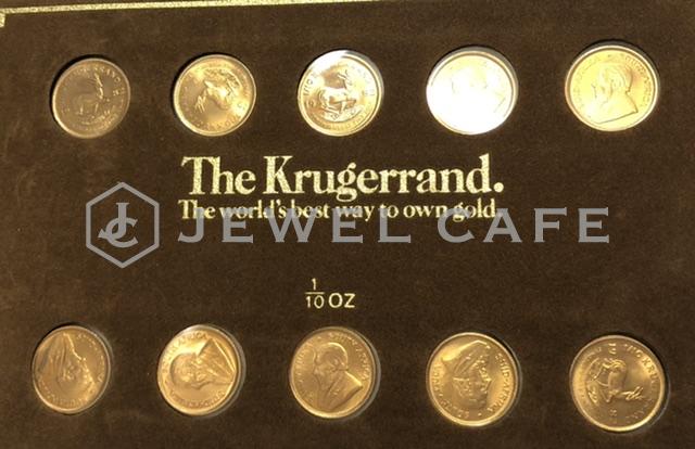 22金(k22)クルーガーランドコインセット