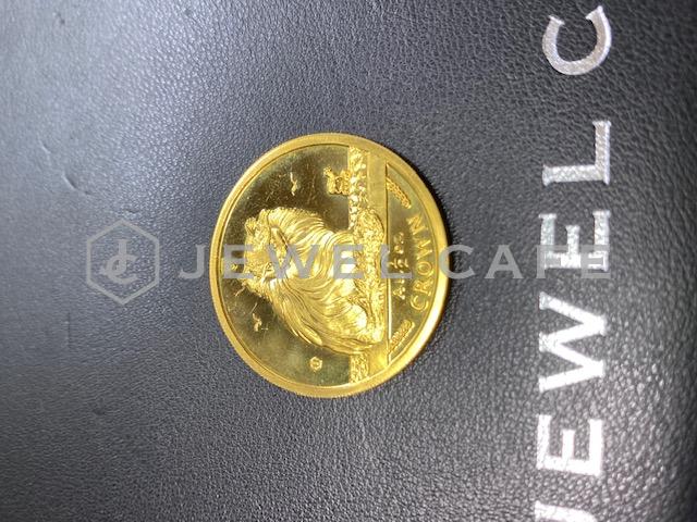 9999(K24) エリザベス マン島キャット1/2OZ コイン