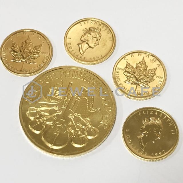 【24金コイン】ウイーンハーモニー金貨&カナダメープルリーフコイン数点をお買取させて頂きました！！