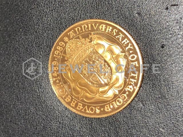 ソブリン500周年記念 K22 ソブリン プルーフコイン をお買取いたしました。