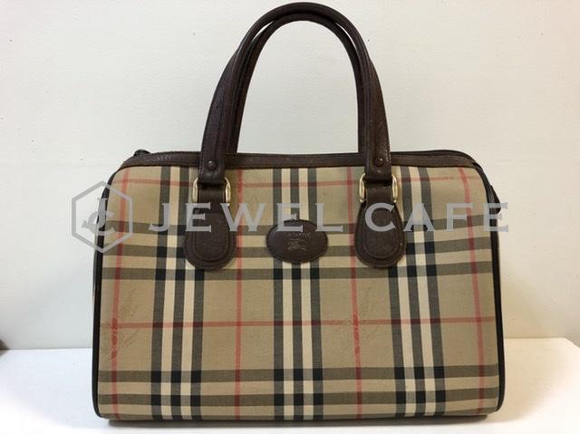 BURBERRY(バーバリー) ノバチェック柄ミニボストンバッグお買取りさせ