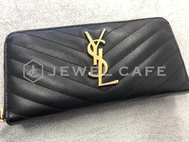 イヴ・サンローラン ラウンドファスナー 長財布