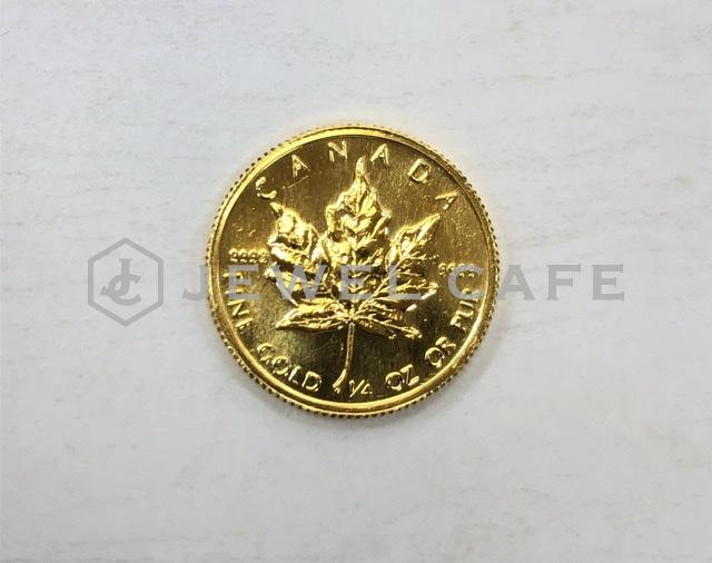 メイプルリーフ金貨 1/4ozをお買取りさせて頂きました!!