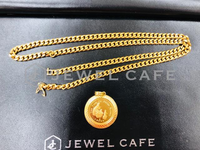 18金喜平ネックレス&コイントップお買い取りしました。