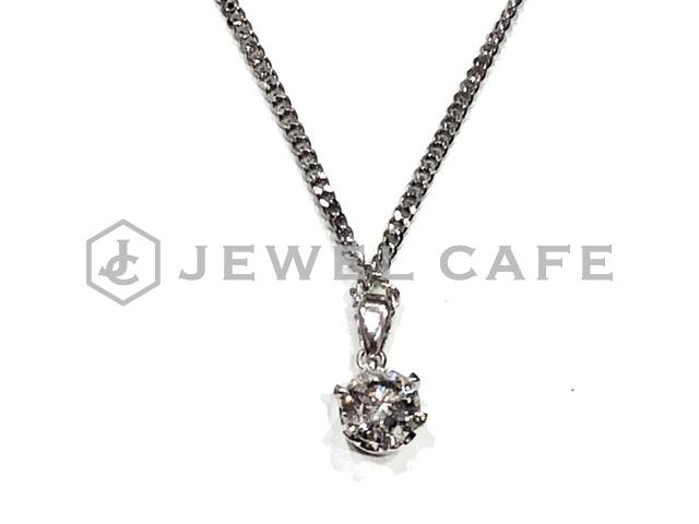 Pt900 1.83ctダイヤ付きネックレス
