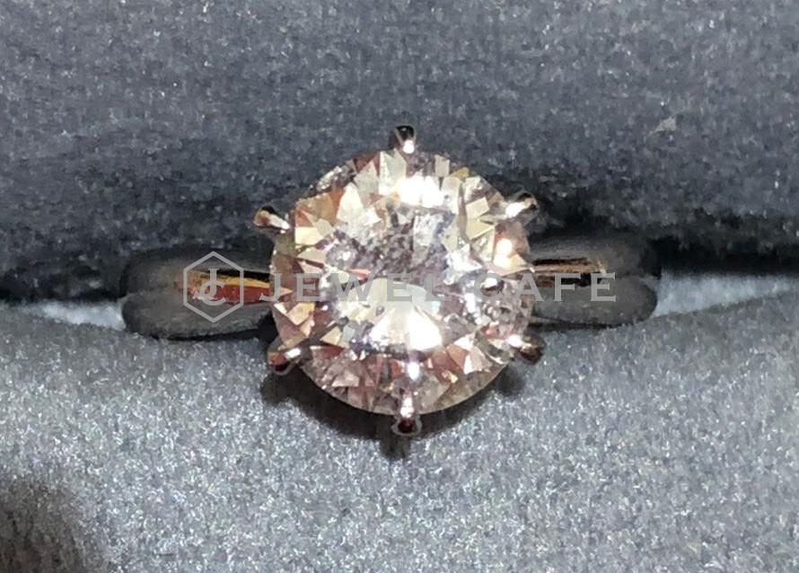 大粒ダイヤ 1.0ctダイヤモンド 結婚指輪 