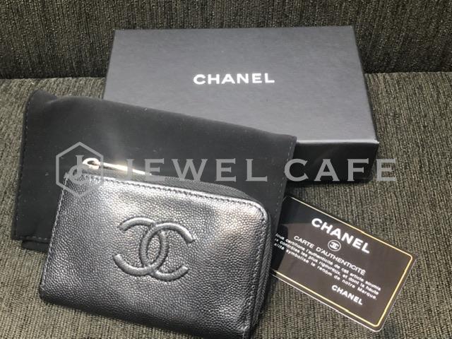 CHANEL キャビアスキン コインケース