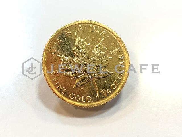 K24金貨 メイプルリーフ コイン1/4オンス