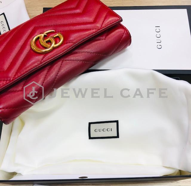 GUCCI GGマーモント 長財布-