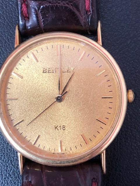 K18ベントレー時計