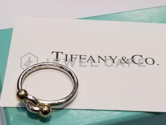 Tiffany&Co. ティファニー 750/925 ラブノットリング 