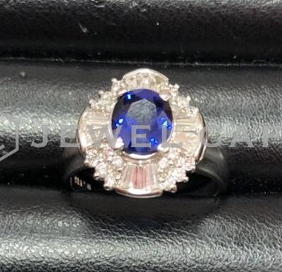 blog画像タンザナイト メレダイヤ付き プラチナ900リング お買取り致しました★★