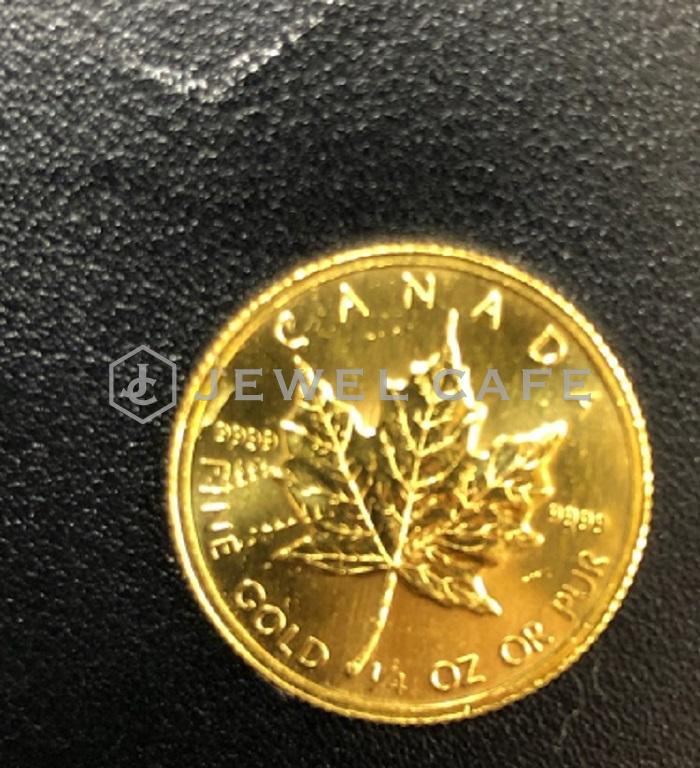 カナダメイプルリーフコイン　K24