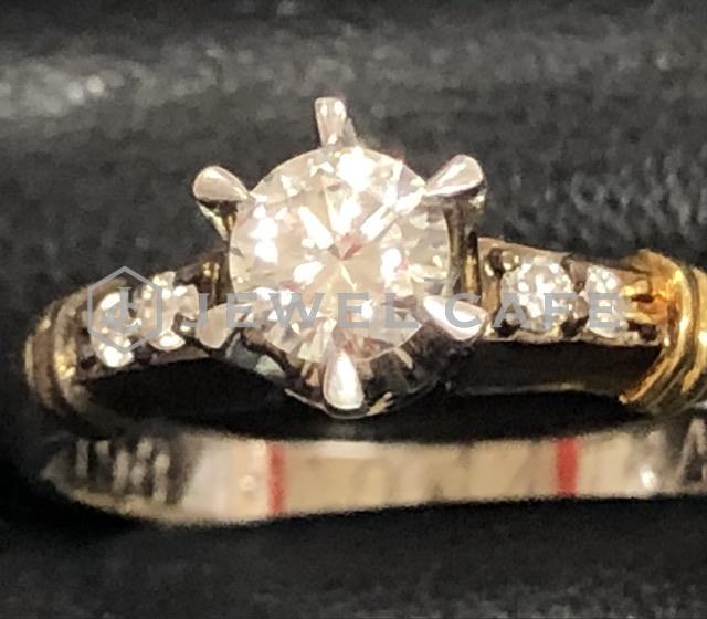 ダイヤリング pt900  0.36ct