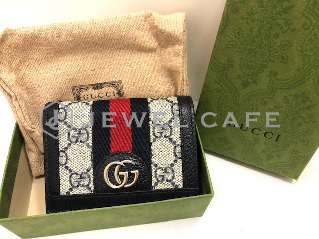 グッチ/GGキャンバス/二つ折り財布