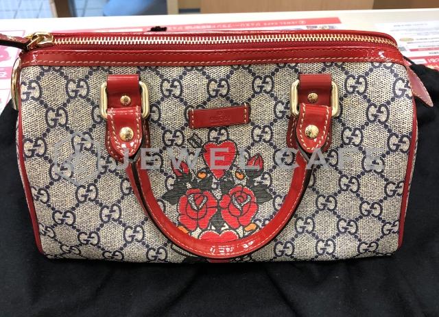 グッチ スゥェードボストンバッグ レア 美品 しぶかっ