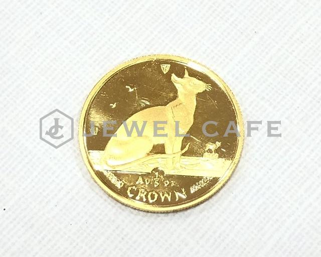 金貨 マン島 キャットコイン 1/5オンス 純金