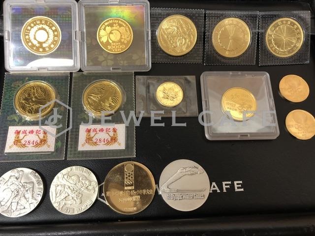 純金金貨・K24コイン・K18メダル・SVメダル