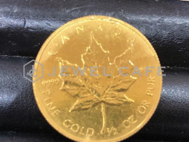 メープルリーフ金貨1/2OZ