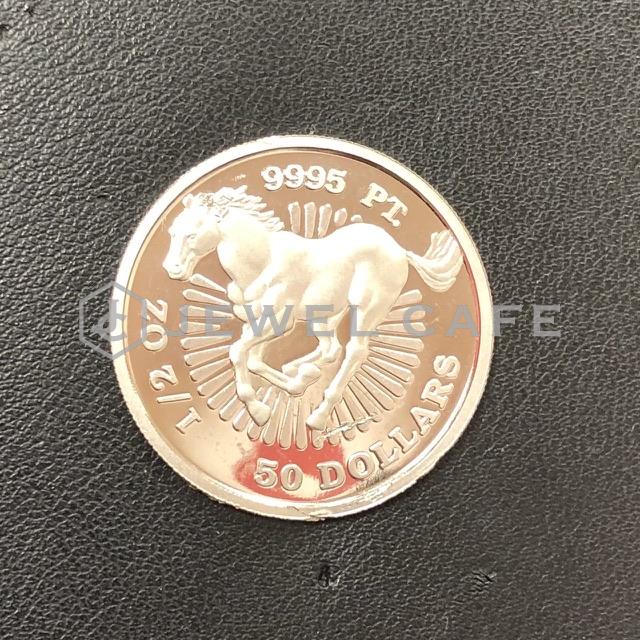 Pt1000ツバル1/2オンスコイン