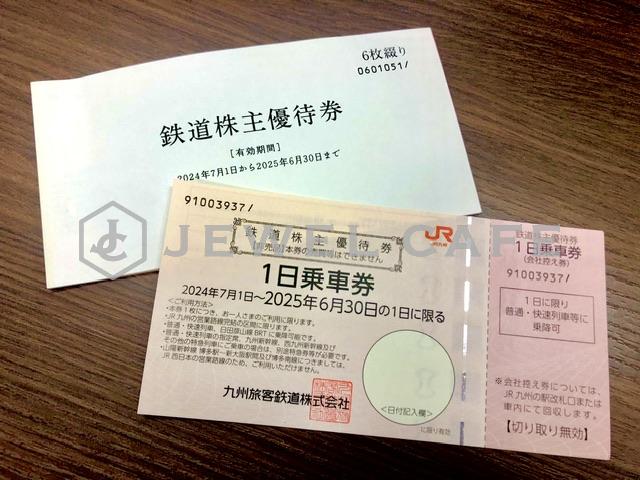 blog画像 JR九州の鉄道株主優待券