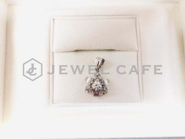 ジュエリーペンダントトップ 総ダイヤ0.37ct