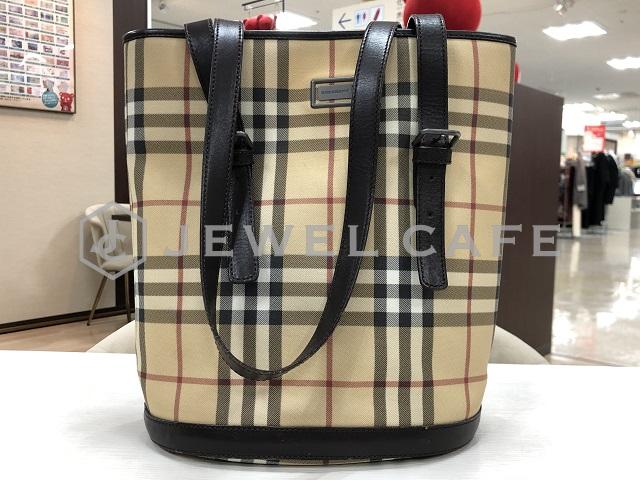 バーバリー ノバチェック トートバッグ