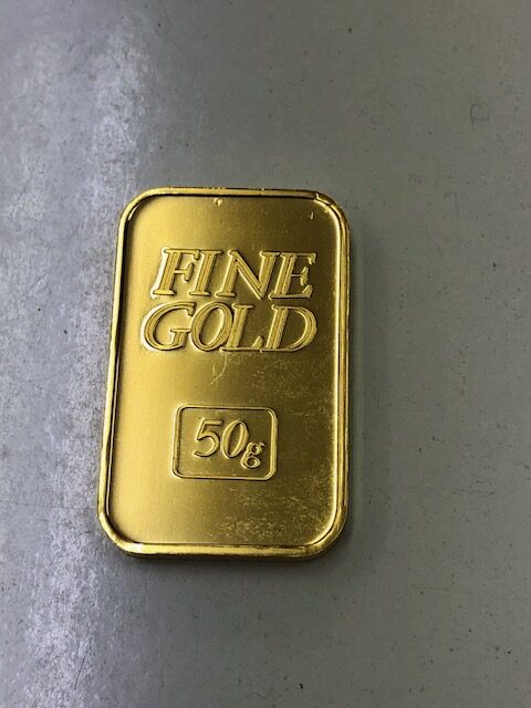 999.9の田中貴金属インゴット50g