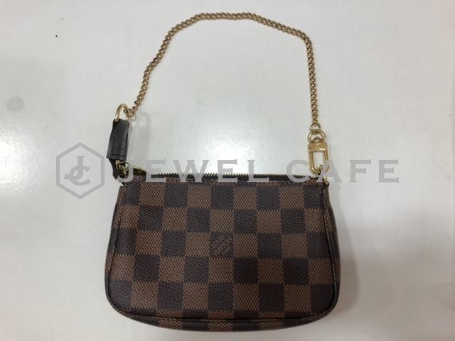 LVダミエ ミニポシェット ダミエアクセソワール