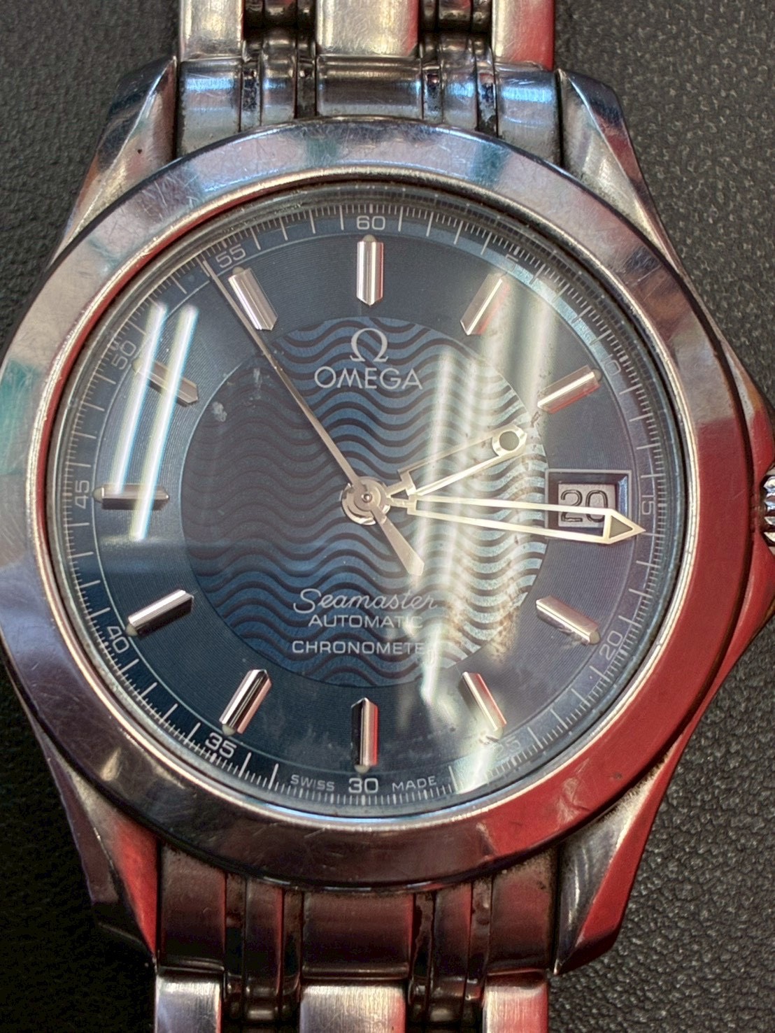 オメガシーマスター修理させていただきました!
