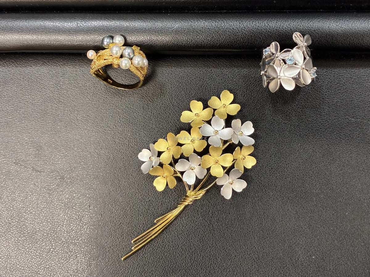 金の指輪(リング) ホワイトゴールド 可愛いK18 ・K18WGのアクセサリーお買取させて頂きました♪♪♪ | ジュエルカフェハローズ丸亀中府店（香川県丸亀市）