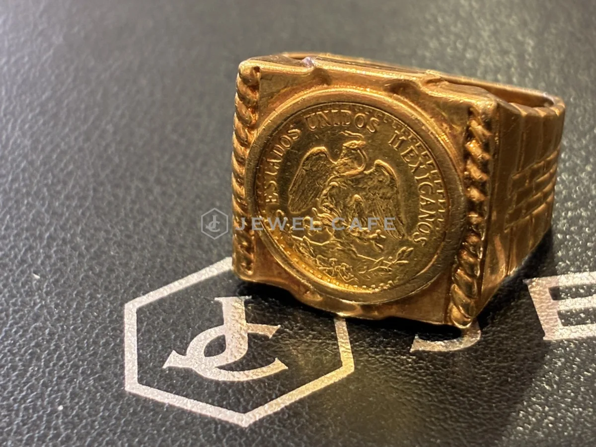 金の指輪(リング) イエローゴールド 18金(K18) 金貨・金コイン 