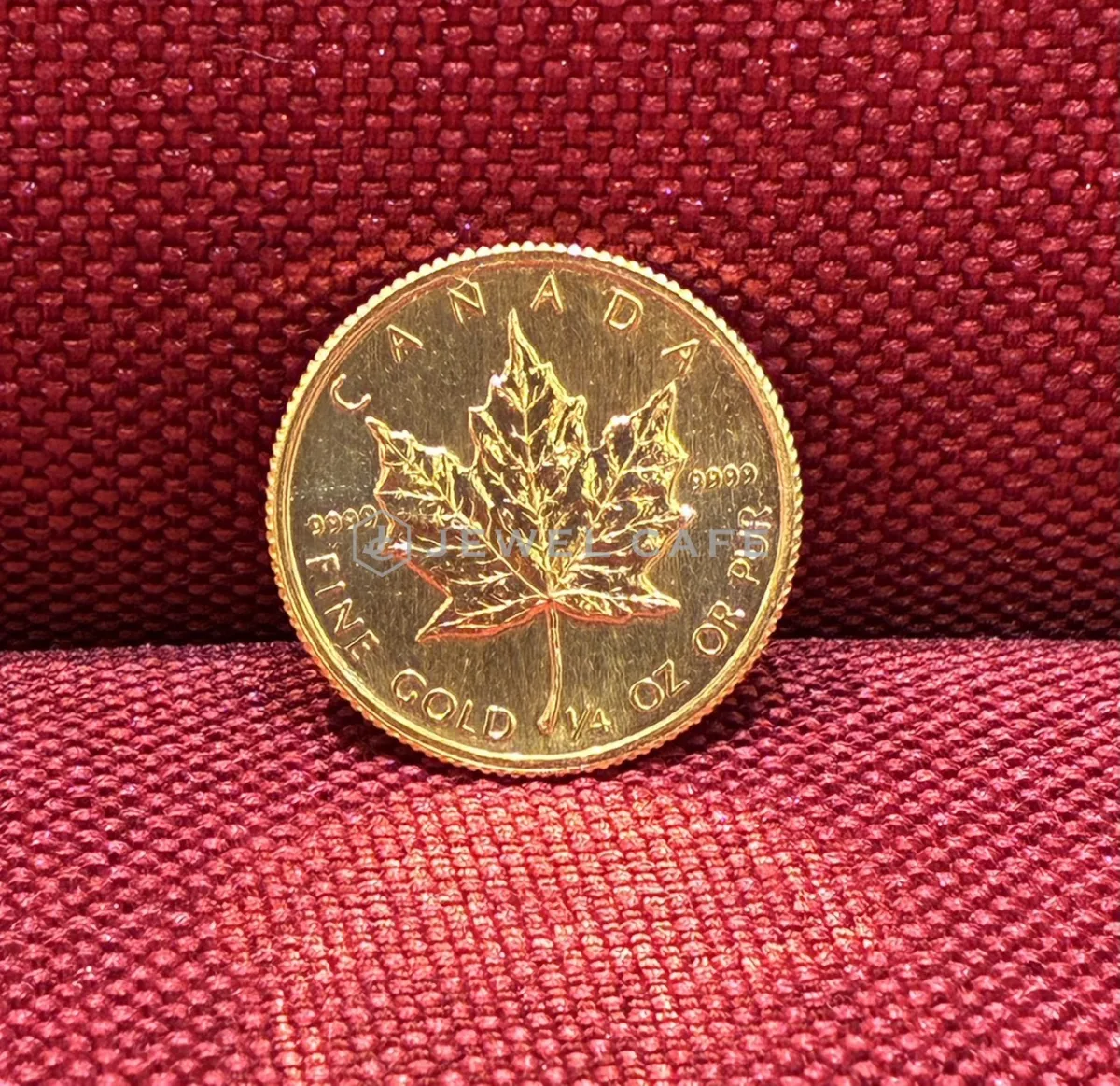 金貨・金コイン メイプルリーフ金貨　1/4オンスをお買取いたしました！ | ジュエルカフェゆめタウン出雲店（島根県出雲市）